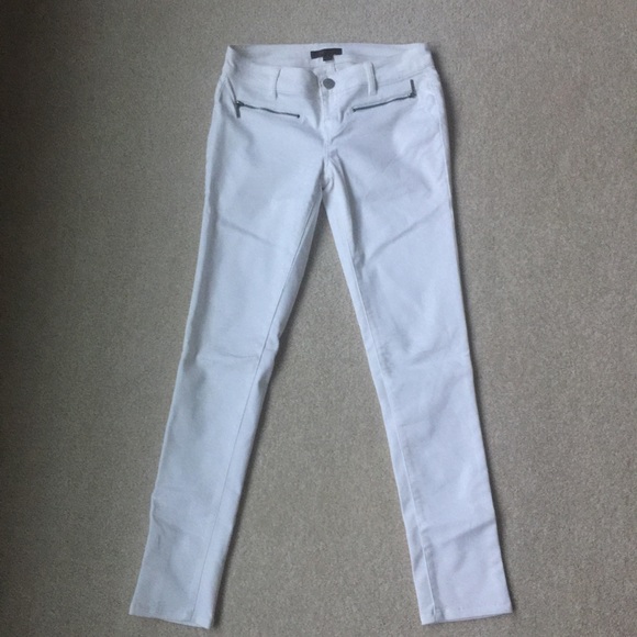 Fire Los Angeles Pants - White Pants with Zippers